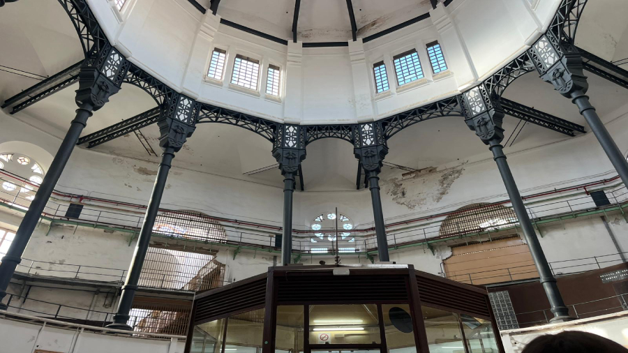 Visió desde dins de la presó Model de Barcelona